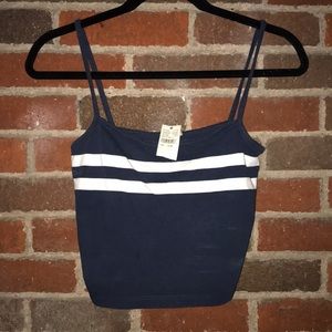 Navy Pacsun crop top